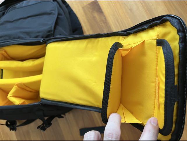 Backpack with discount side access