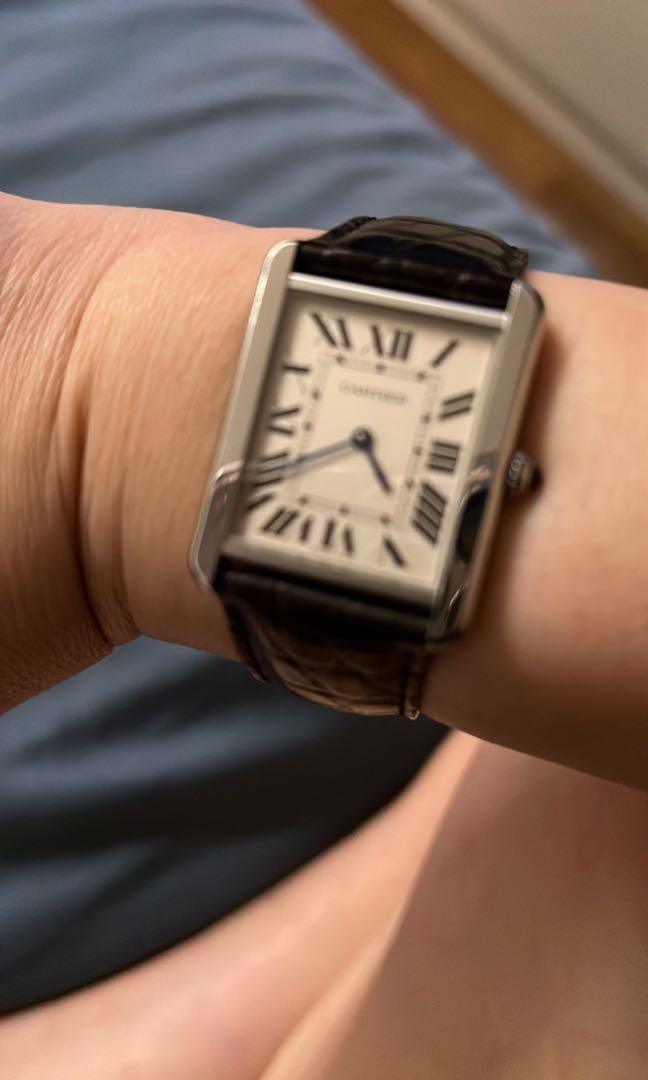 Cartier tank solo best sale medium