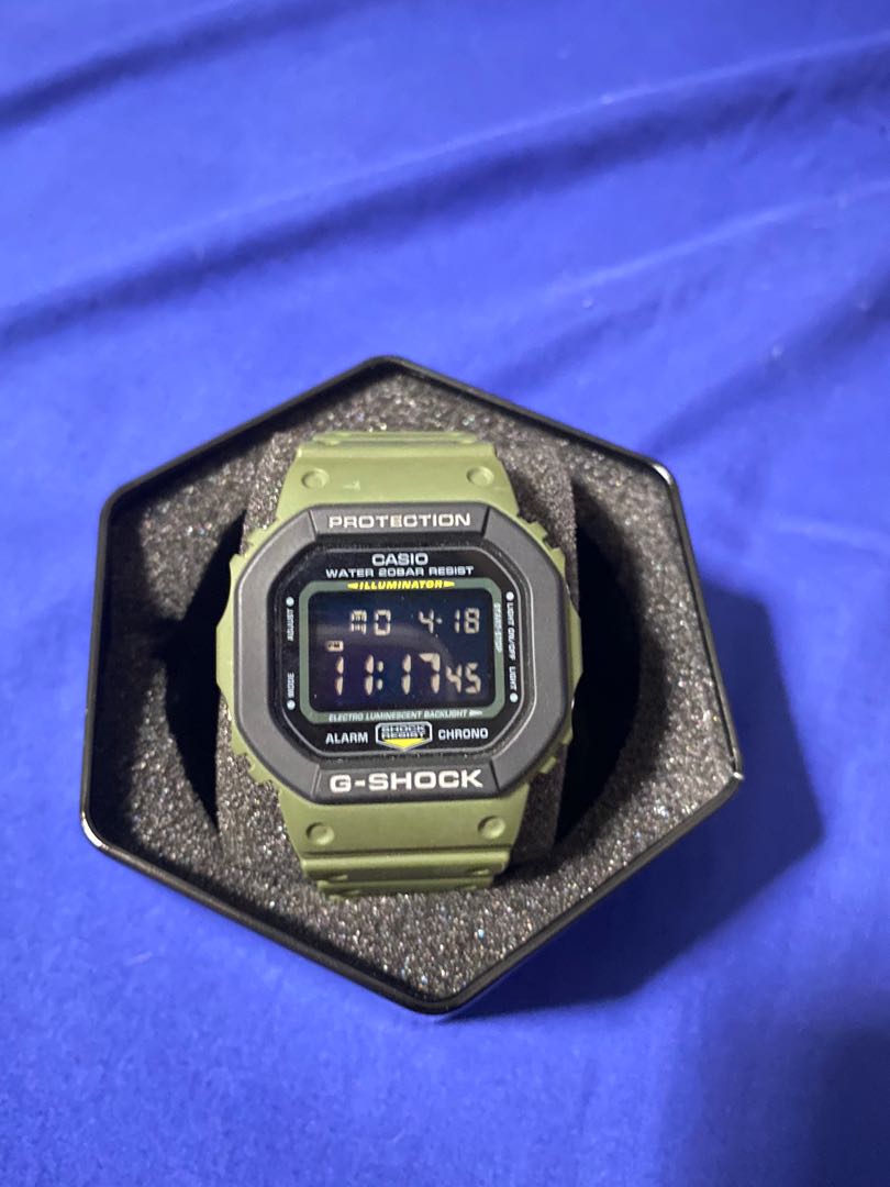 G shock olive hotsell green