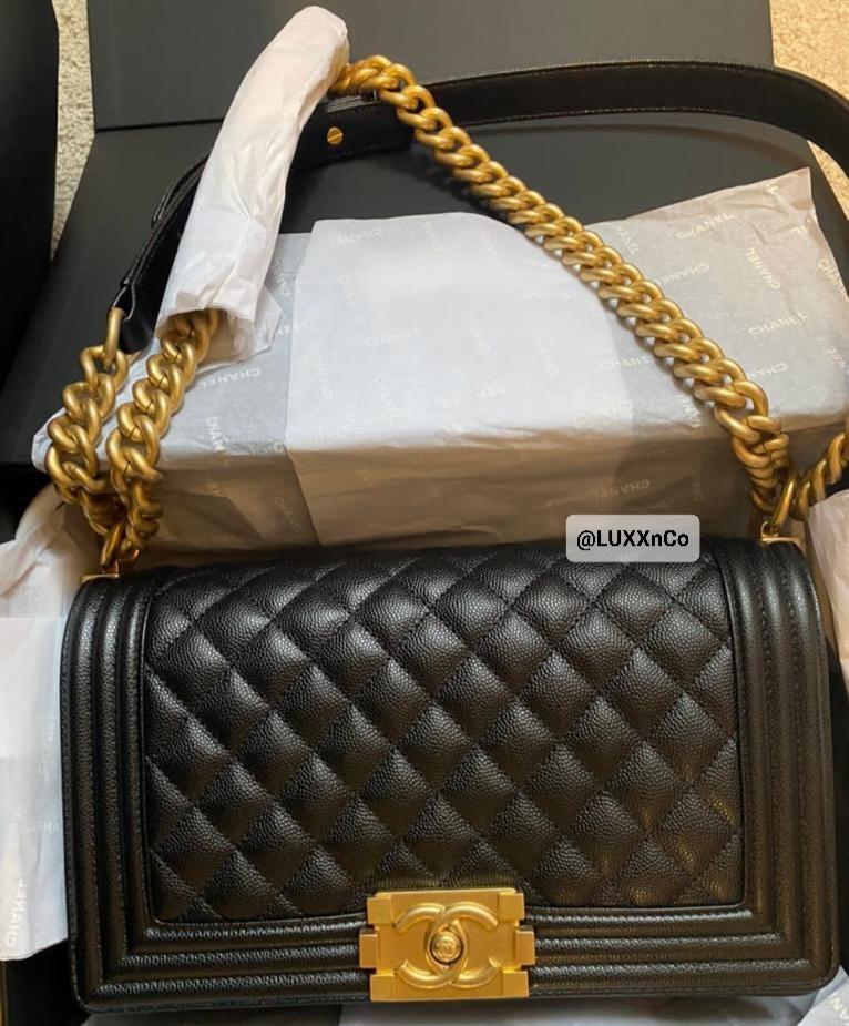 Chanel boy store 10 caviar price