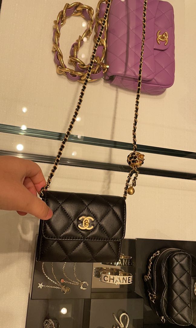 Chanel Velvet Chain Clutch With Charm  Bragmybag