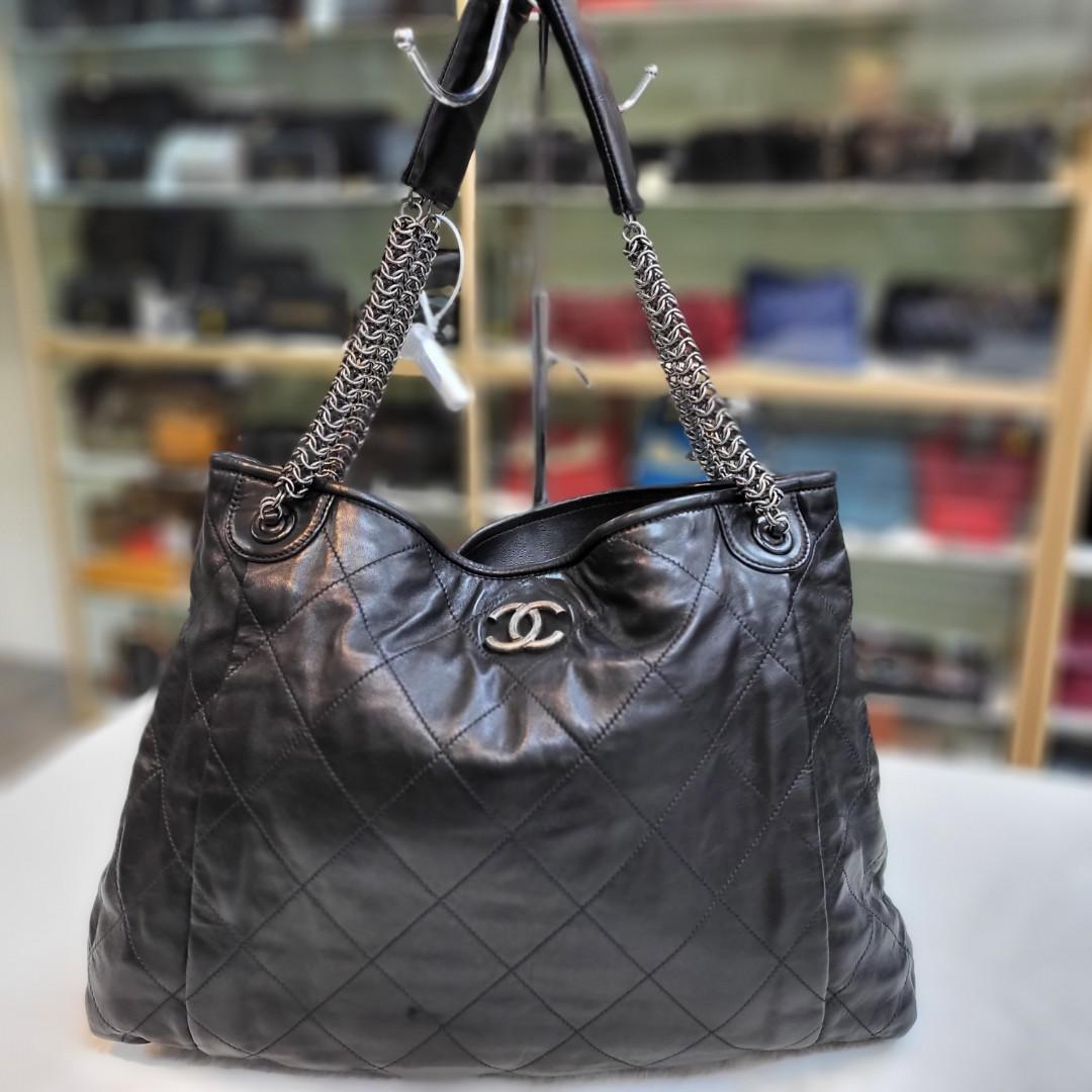 Chanel Triple CC bucket bag, Luxury, Bags & Wallets on Carousell