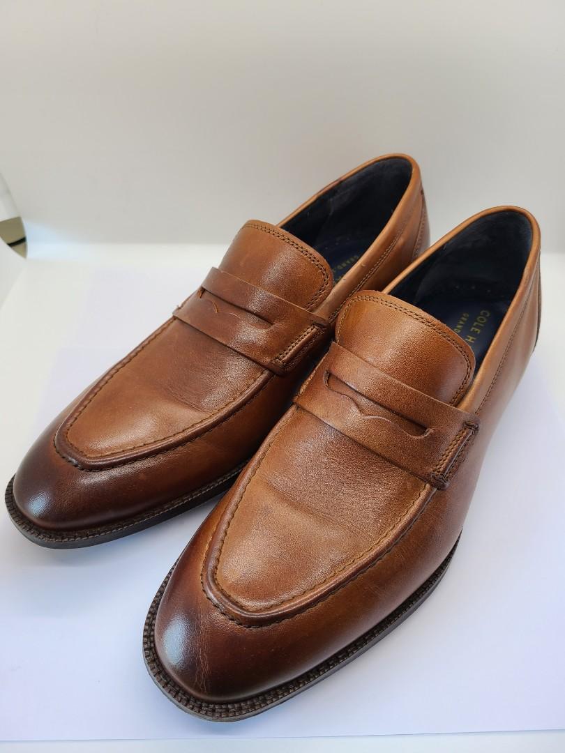 Cole haan grand 36 brown loafers, 男裝 