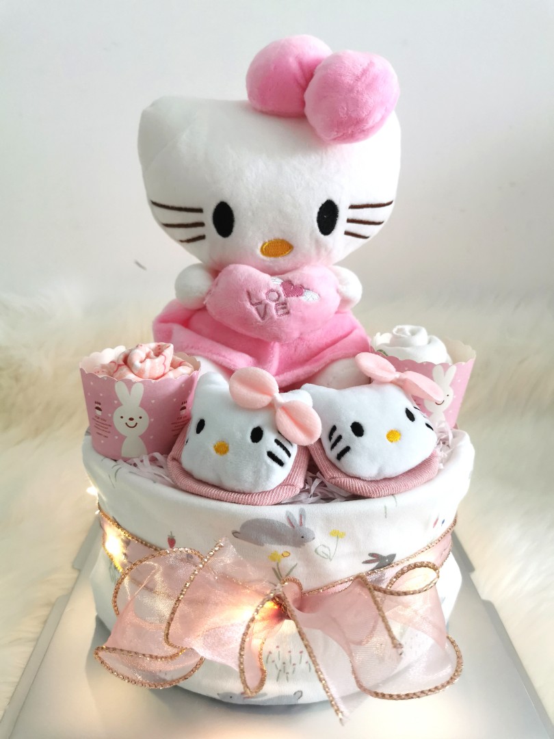Hello kitty diaper cake shop