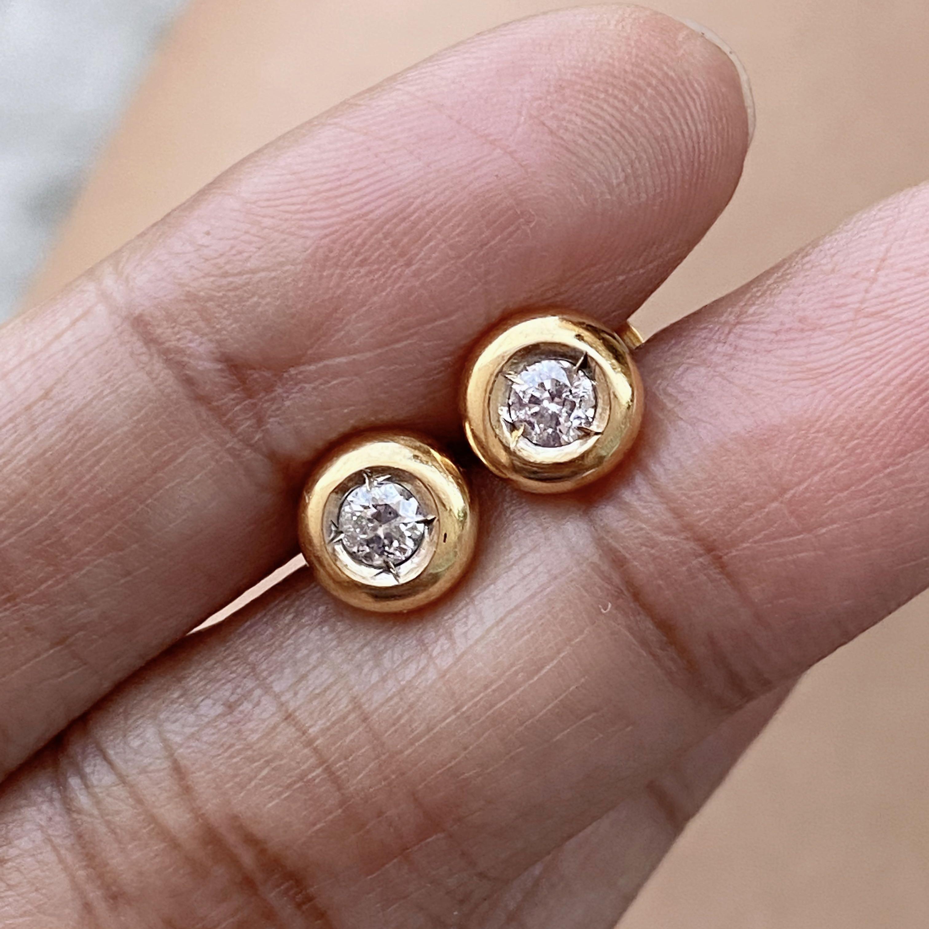Diamond Donut Earrings