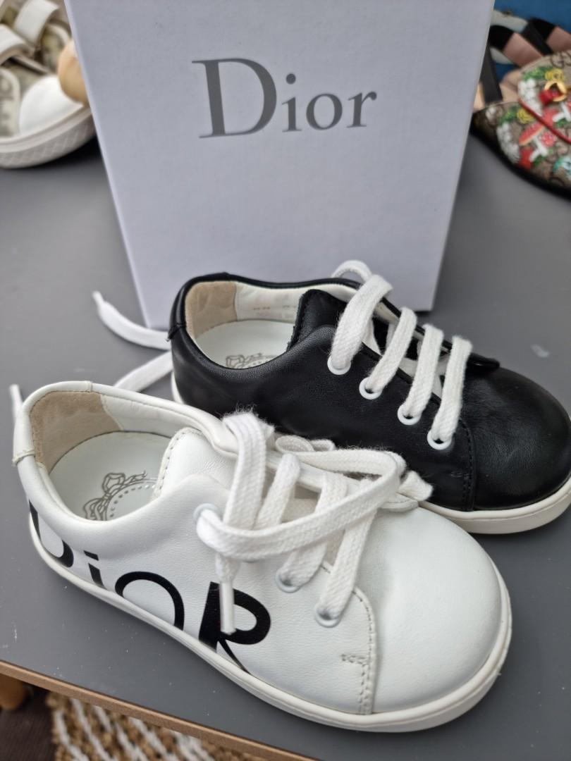 B25 Runner Sneaker Black Smooth Calfskin and Dior Oblique Jacquard