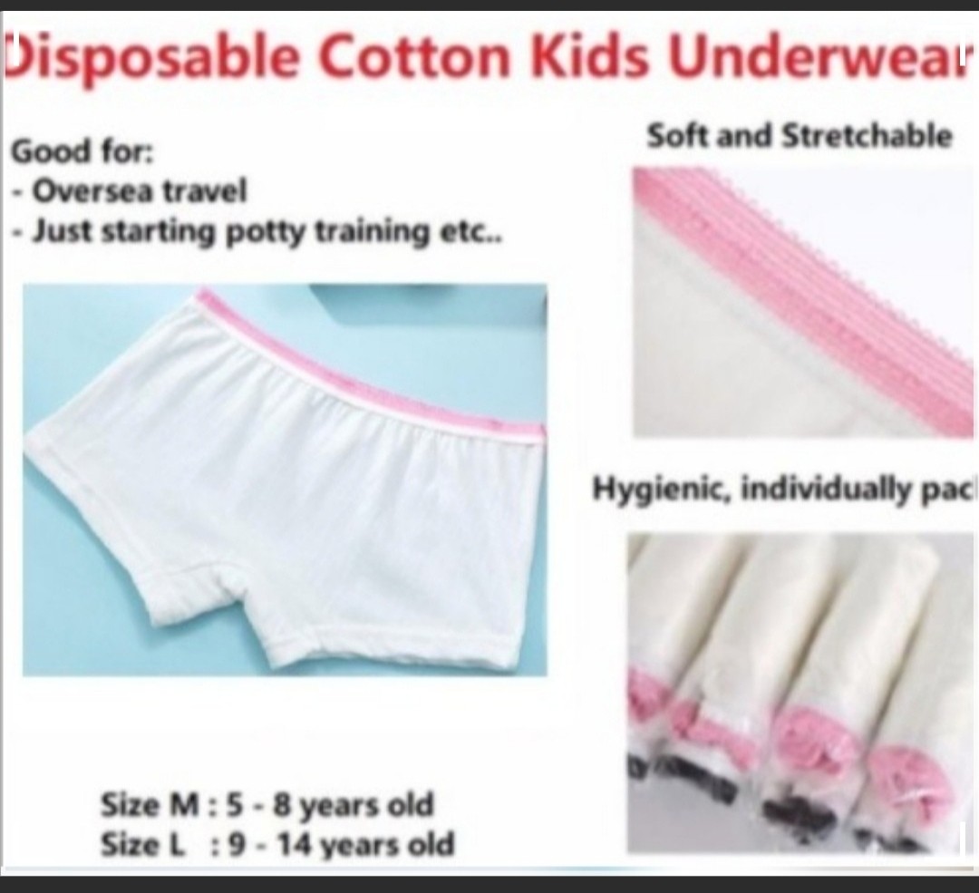 Disposable store kids undies