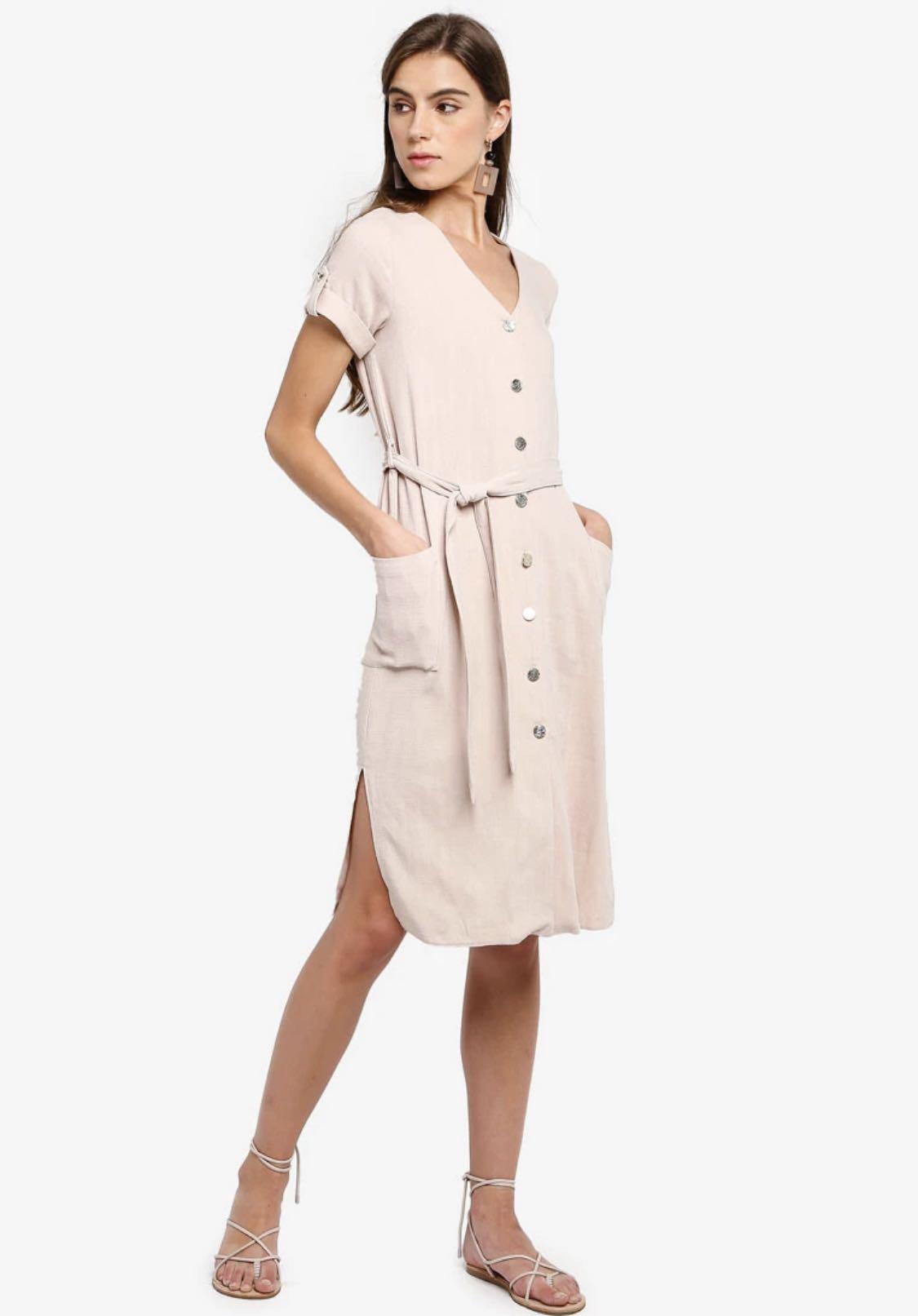 Dorothy perkins khaki shirt dress online