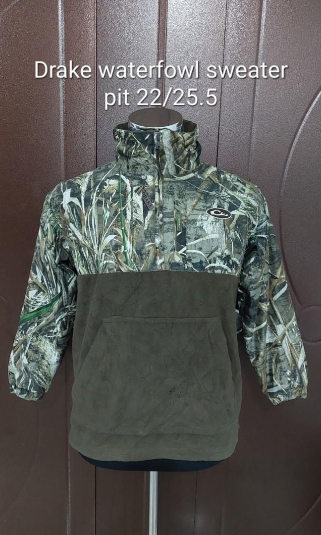 Drake waterfowl half top zip jacket