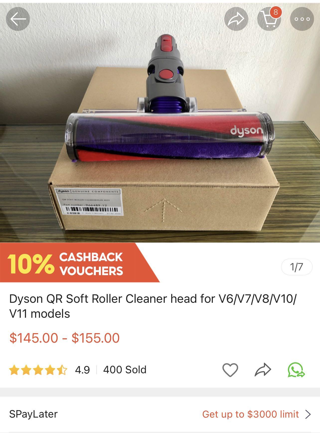 Dyson Original Roller Head For Multiple Models, TV & Home Appliances