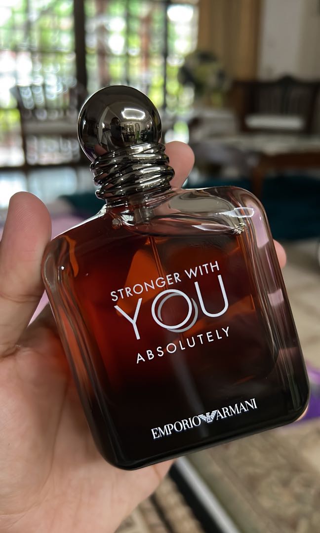 Emporio Armani Stronger With You Absolutely 98/100ml, Beauty & Personal ...