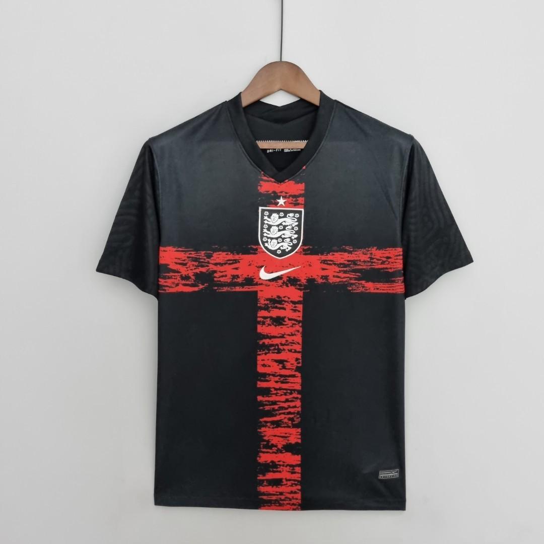 Concept Kit England Jersey 2021 Black England Jersey 20-21 Home