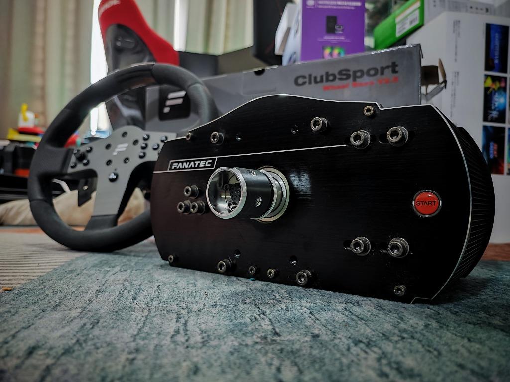 Fanatec Clubsport Wheelbase v2.5 & P1 Streering Wheel, Video Gaming, Gaming  Accessories, Controllers on Carousell