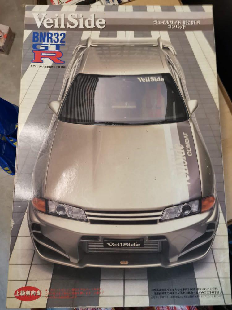絕版珍藏大比例fujimi 1 12 Skyline R32 Gtr Veil Side Kit Tamiya 興趣及遊戲 玩具 遊戲類 Carousell