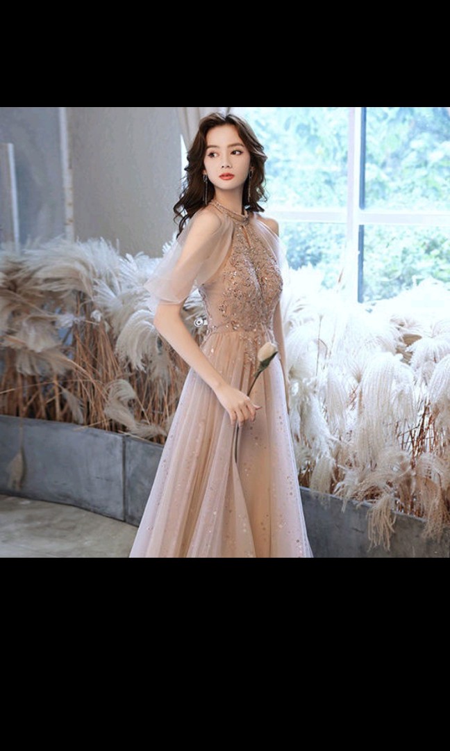 Gaun Pesta malam gown dress night peri perjamuan kelas atas
