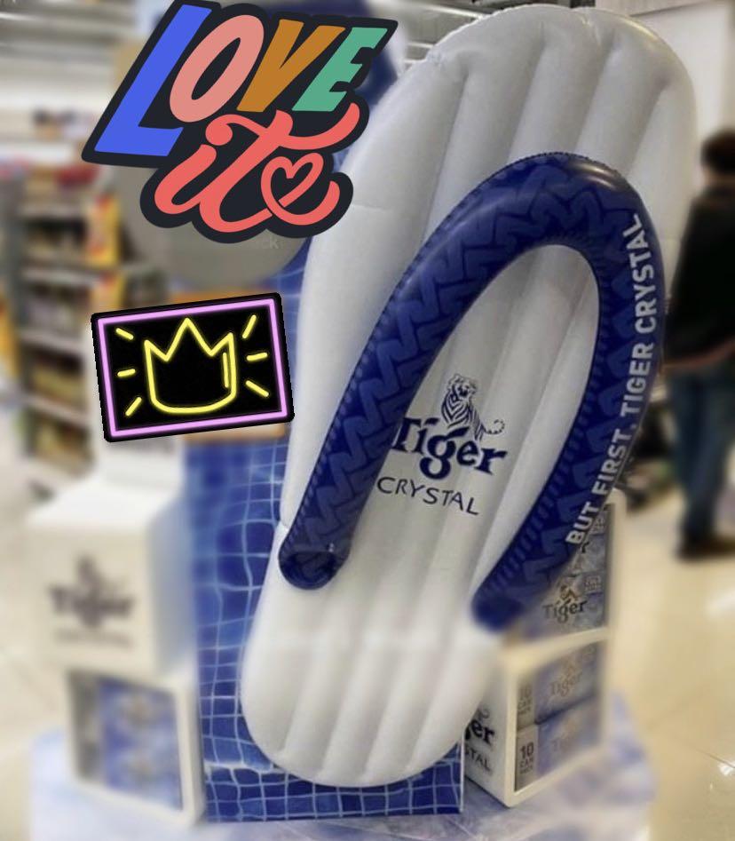 Giant Slipper Float from Tiger, Sports Equipment, Sports & Games, Water