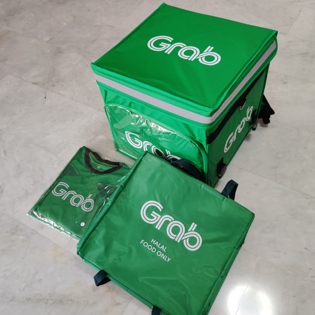 Grabfood new arrivals bag setup