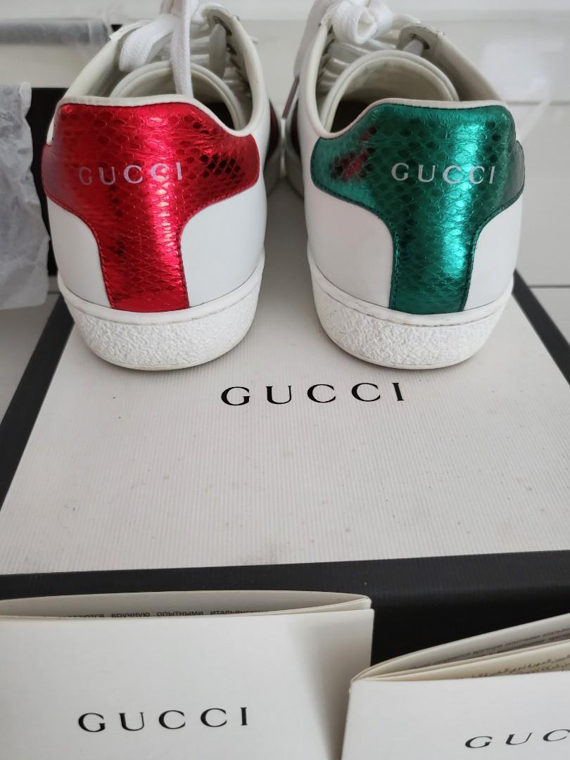 Gucci ace 2024 sneakers peeling