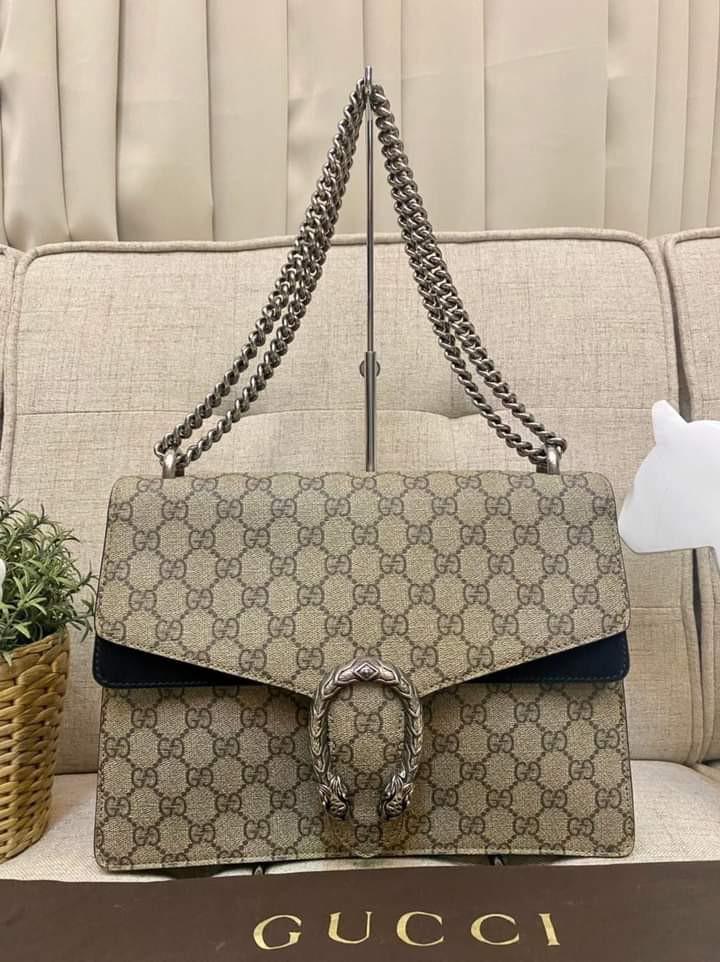 Gucci GG Supreme Dionysus Medium Black Lining