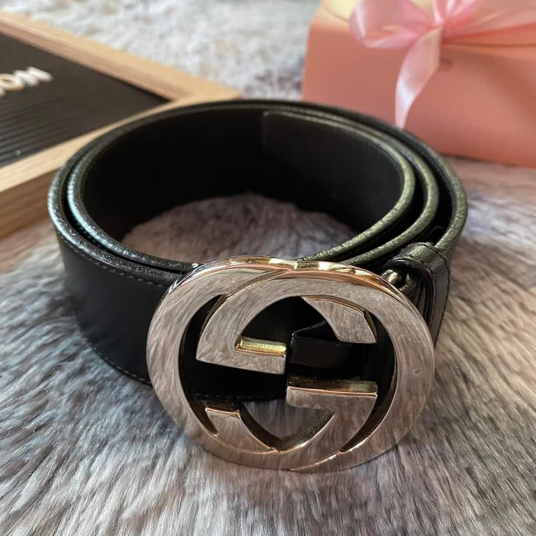 Gucci silver on sale womens belt