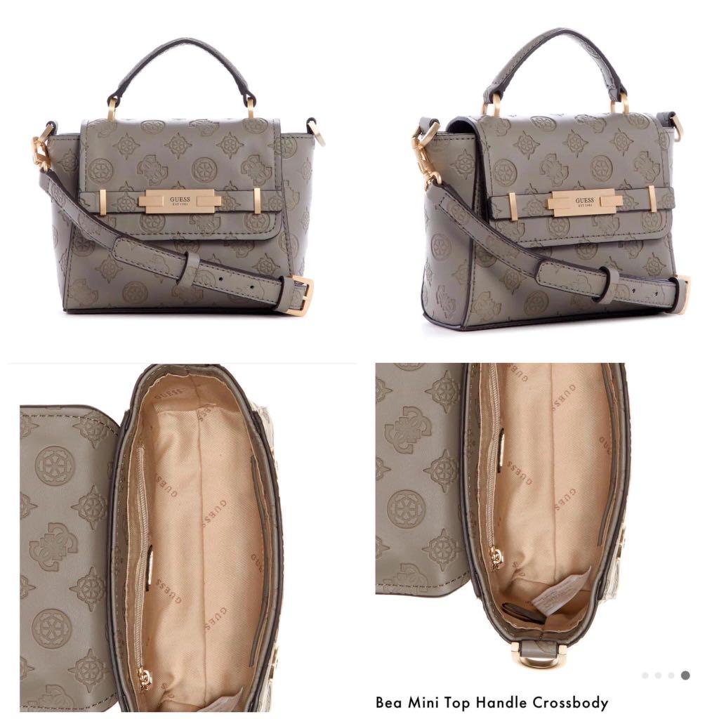 GUESS BEA MINI TOP HANDLE, Women's Fashion, Bags & Wallets, Crossbody