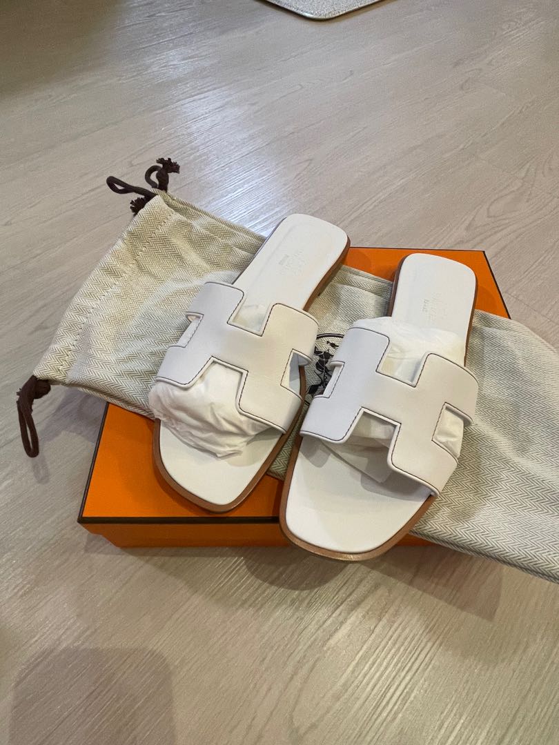 White oran cheap sandals