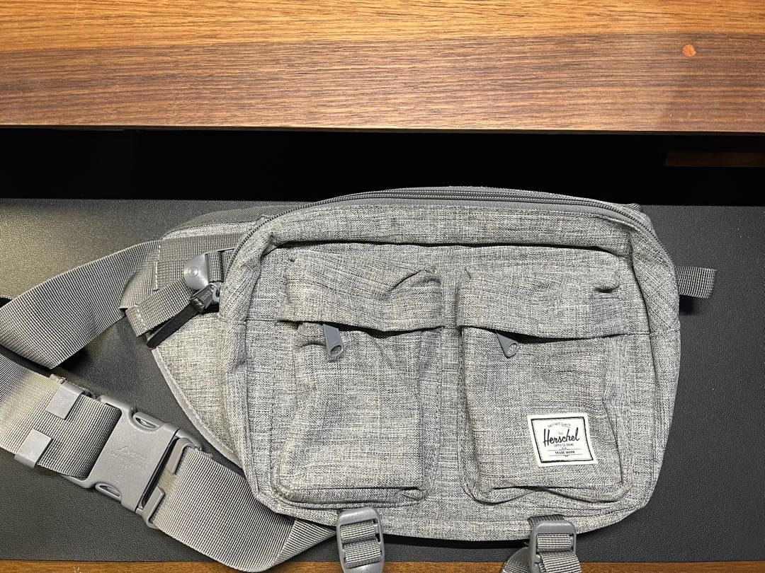 Herschel Eighteen Hip Pack Grey, Men's Fashion, Bags, Belt bags, Clutches and Pouches on Carousell
