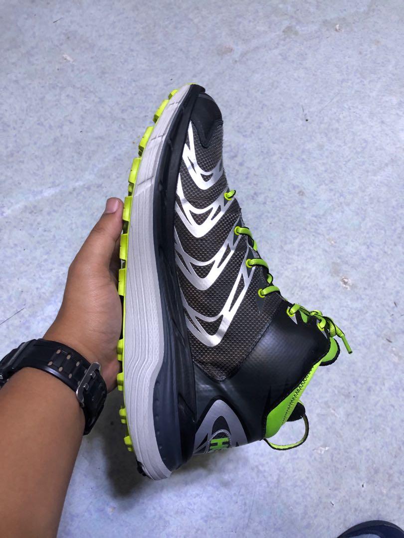 Hoka One One Tor Speed 2 Mid Waterproof Trail Shoes 10.5 US M Men s Fashion Footwear Sneakers on Carousell
