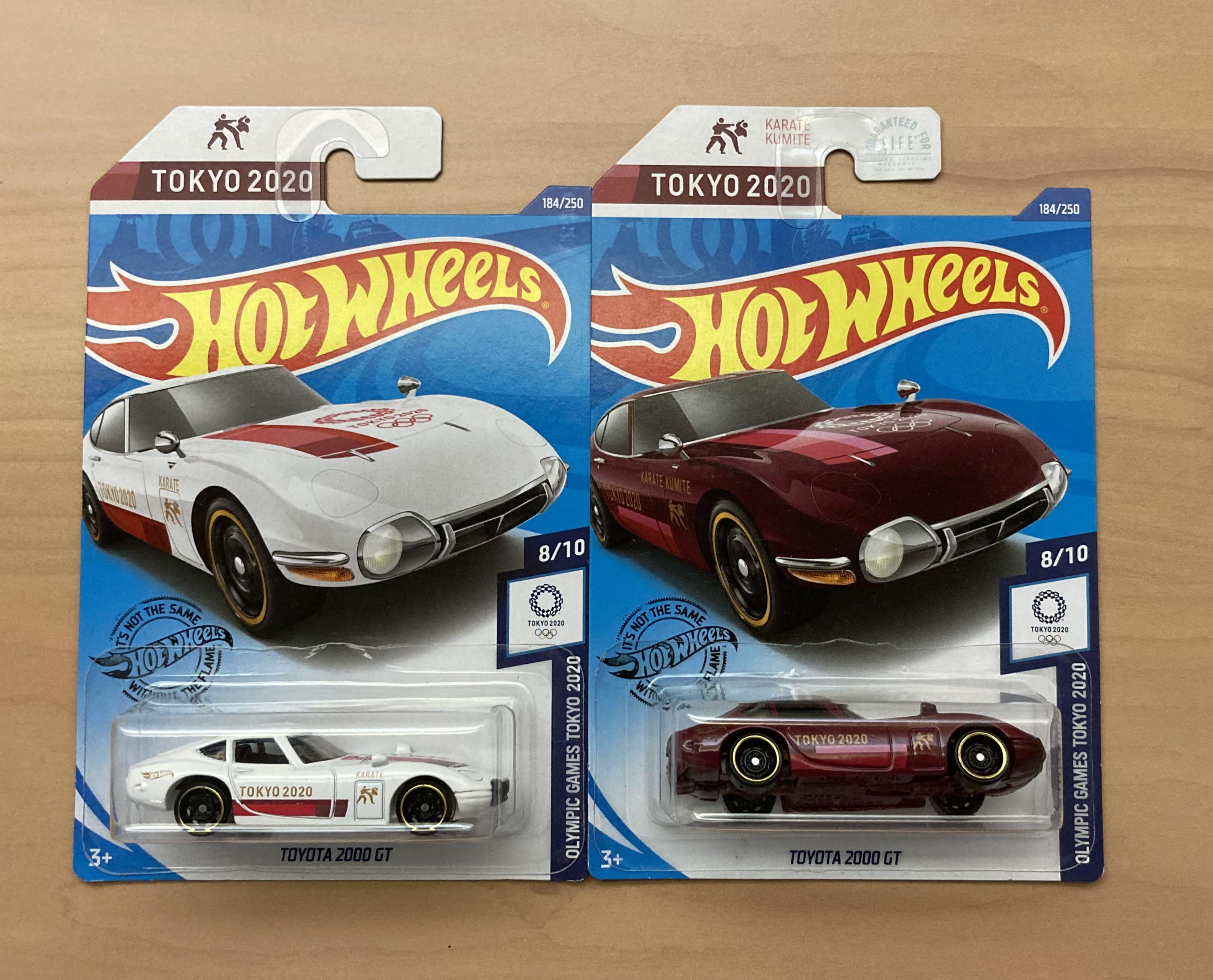 2020 Hot Wheels Toyota 2000 GT 1:64 1/64 Olympic Games Tokyo 2020 8/10 White 