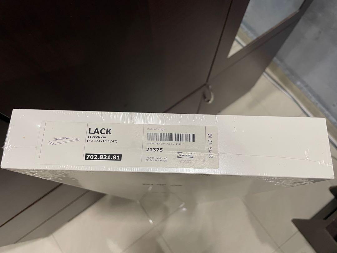 LACK Wall shelf, black-brown, 43 1/4x10 1/4 - IKEA