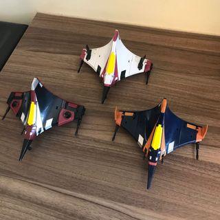 Impossible Toys Tetra Squadron 3x Coneheads Transformers