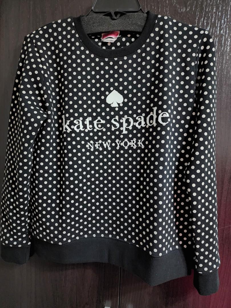 Kate Spade Polka Dot sweatshirt, Women's Fashion, Tops, Other Tops on  Carousell