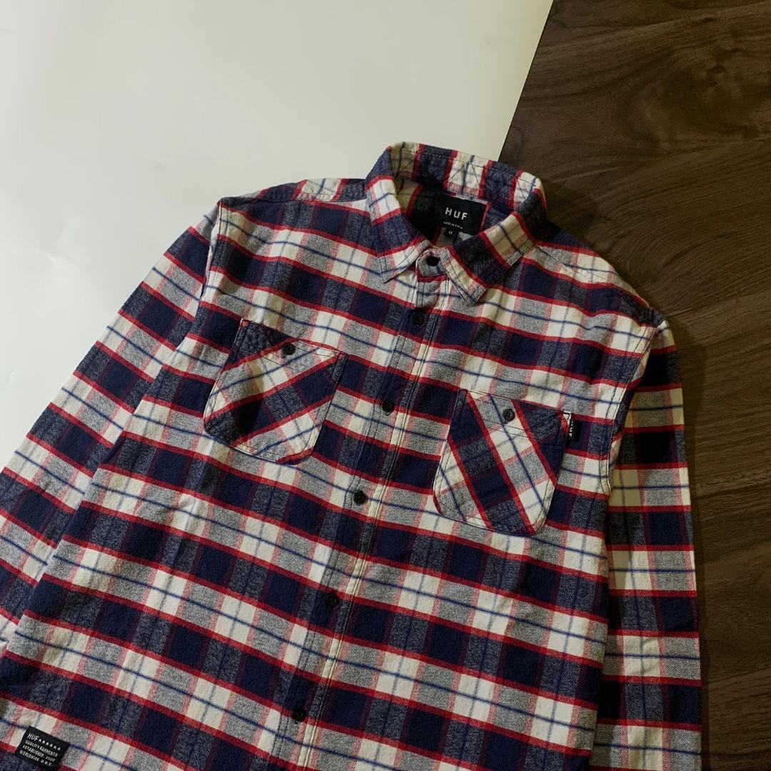 Kemeja Flannel Shirt HUF WORLDWIDE 