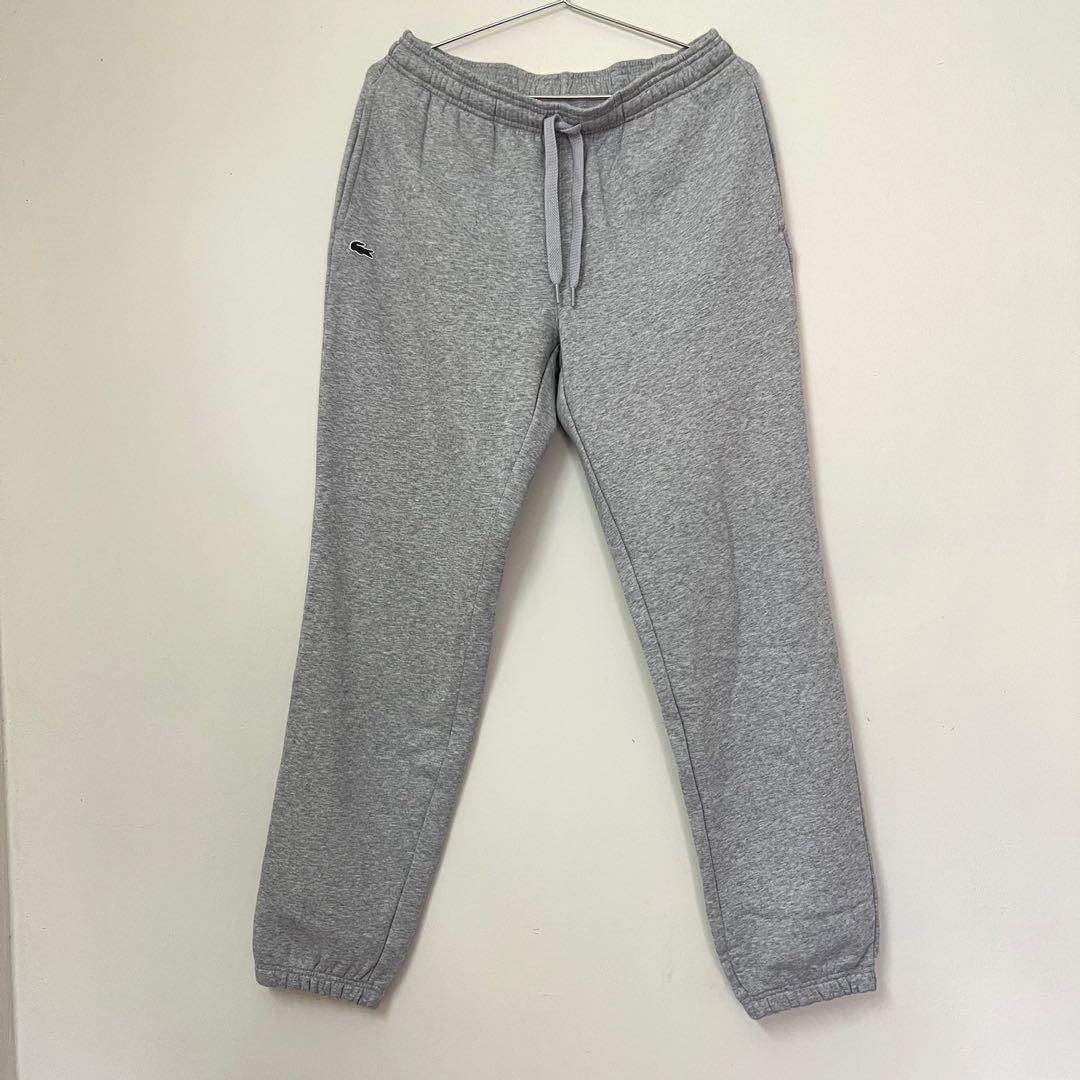 Lacoste on sale grey sweatpants