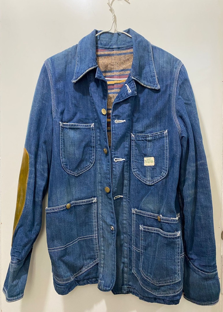 Lee vintage denim jacket, 男裝, 外套及戶外衣服- Carousell