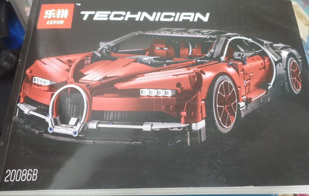 Lepin shop bugatti red