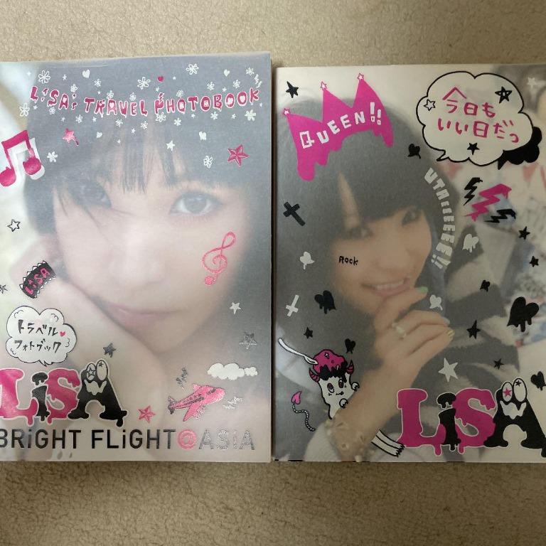 Lisa 寫真集兩本bright Flight 今日もいい日だ鬼滅 興趣及遊戲 收藏品及紀念品 日本明星 Carousell