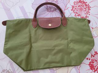 Longchamp Medium Short Handle - Green