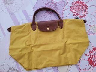 Longchamp Medium Short Handle - Golden Yellow