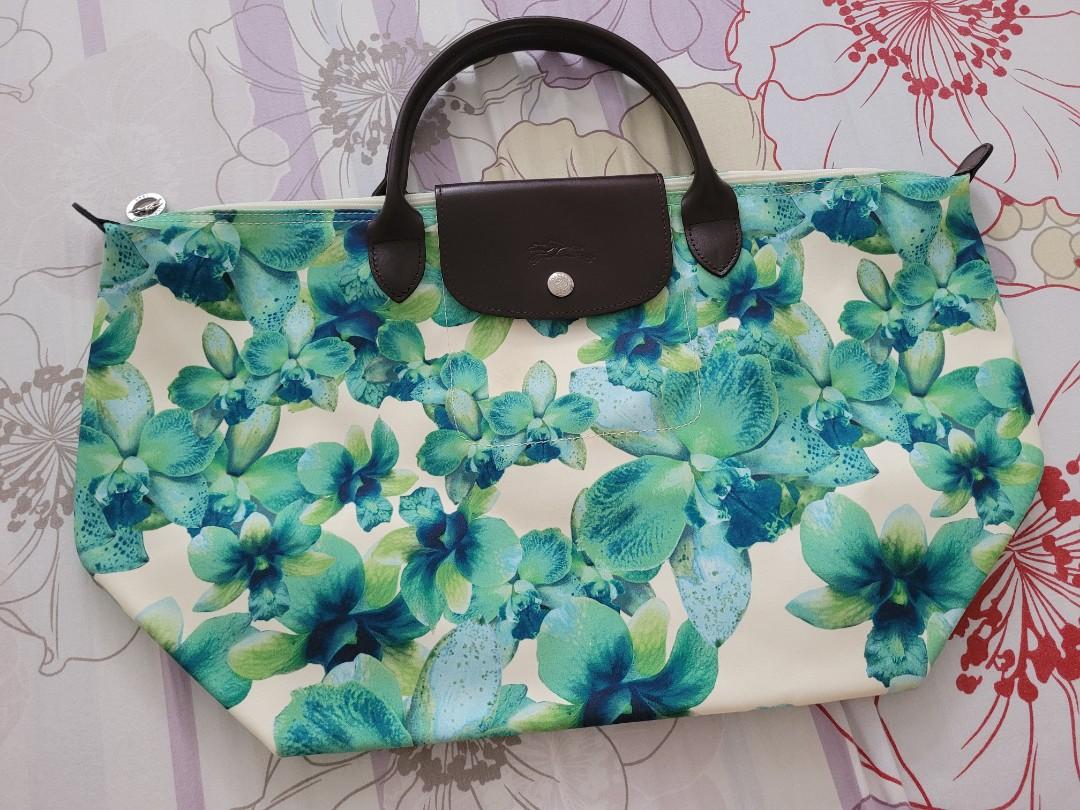 Longchamp flower bag deals