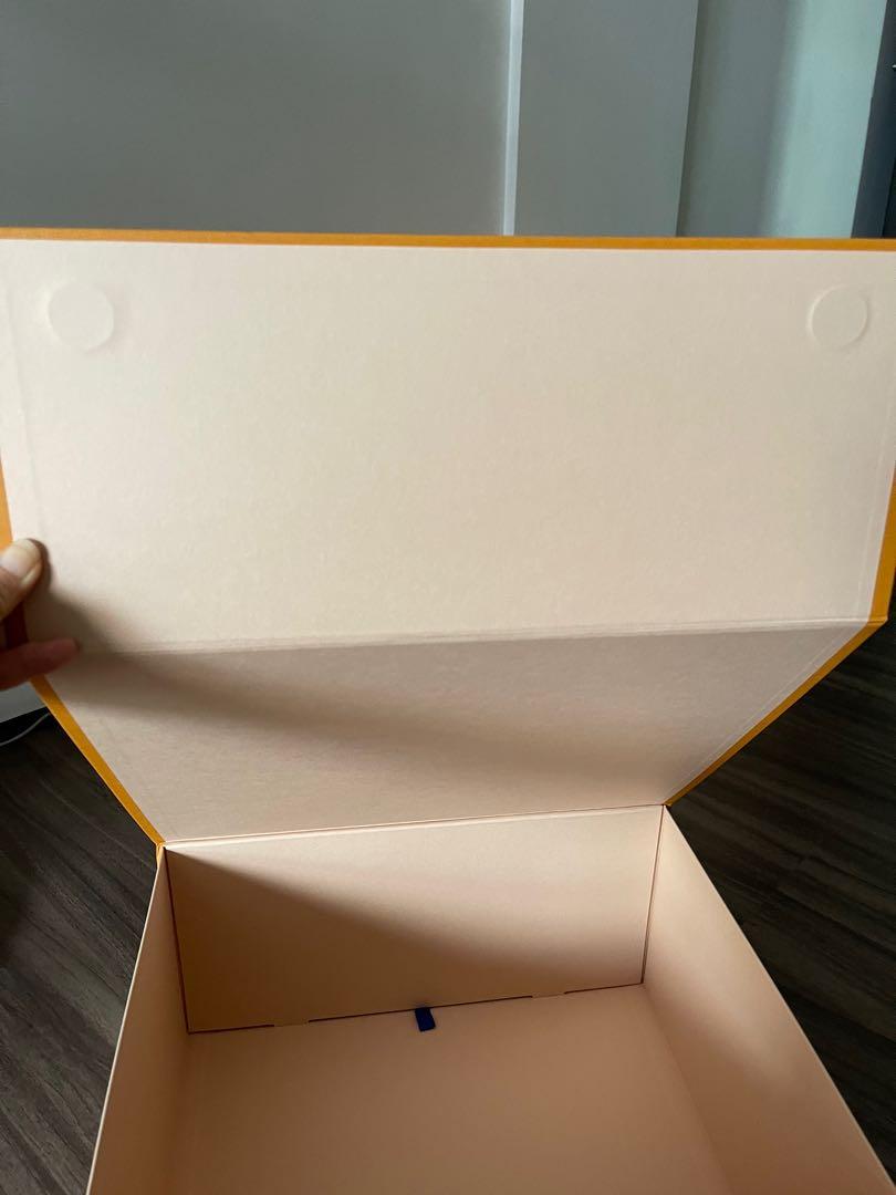 Louis Vuitton Orange Magnetic Flap Gift Box 30x20x5cm