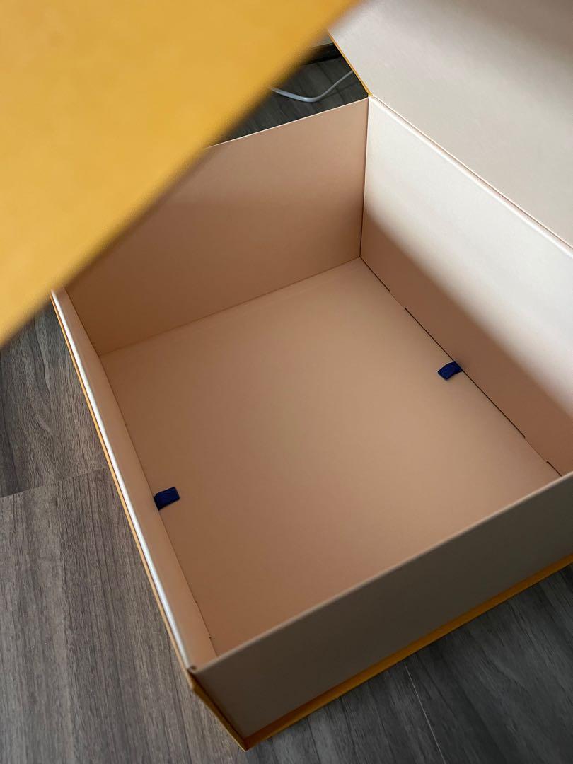 Louis Vuitton Orange Magnetic Flap Gift Box 30x20x5cm