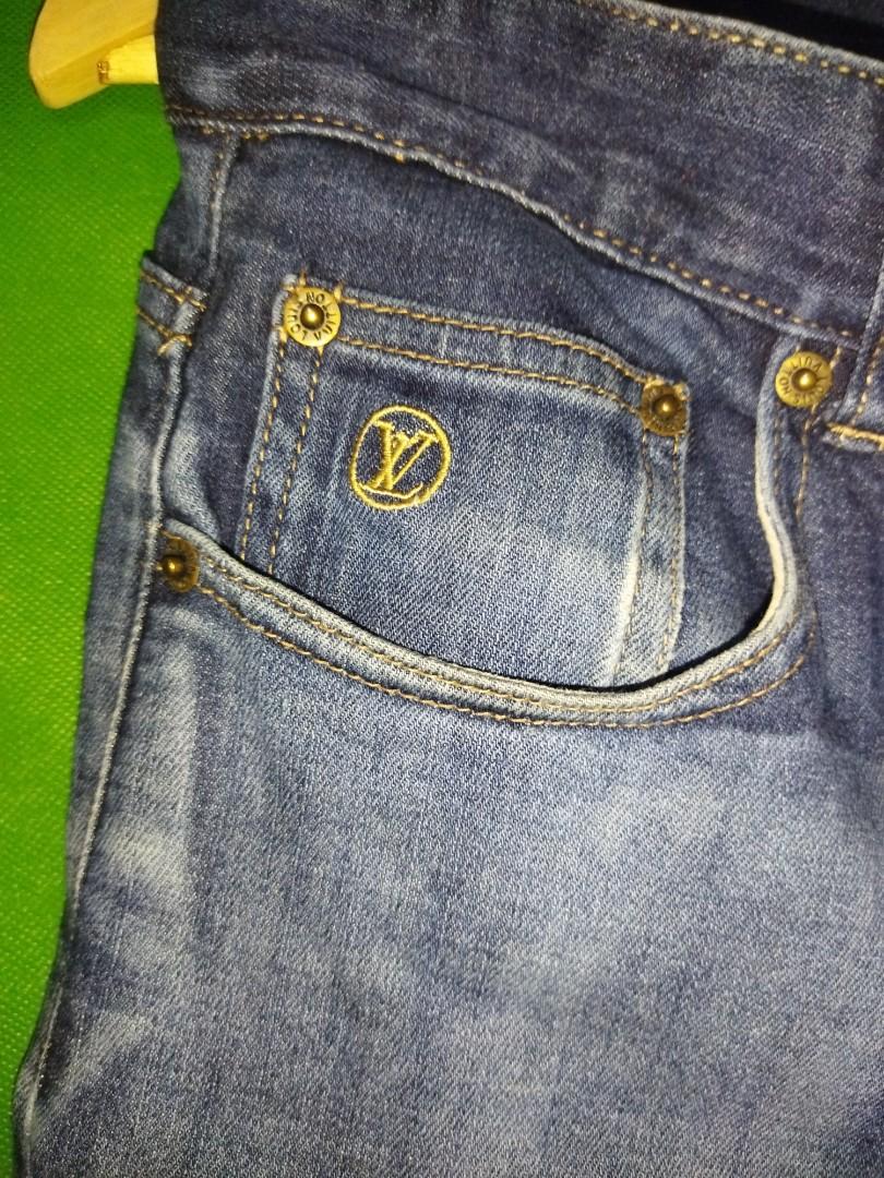 Limited Ed Louis Vuitton X Supreme Jeans, Men's Fashion, Bottoms, Jeans on  Carousell