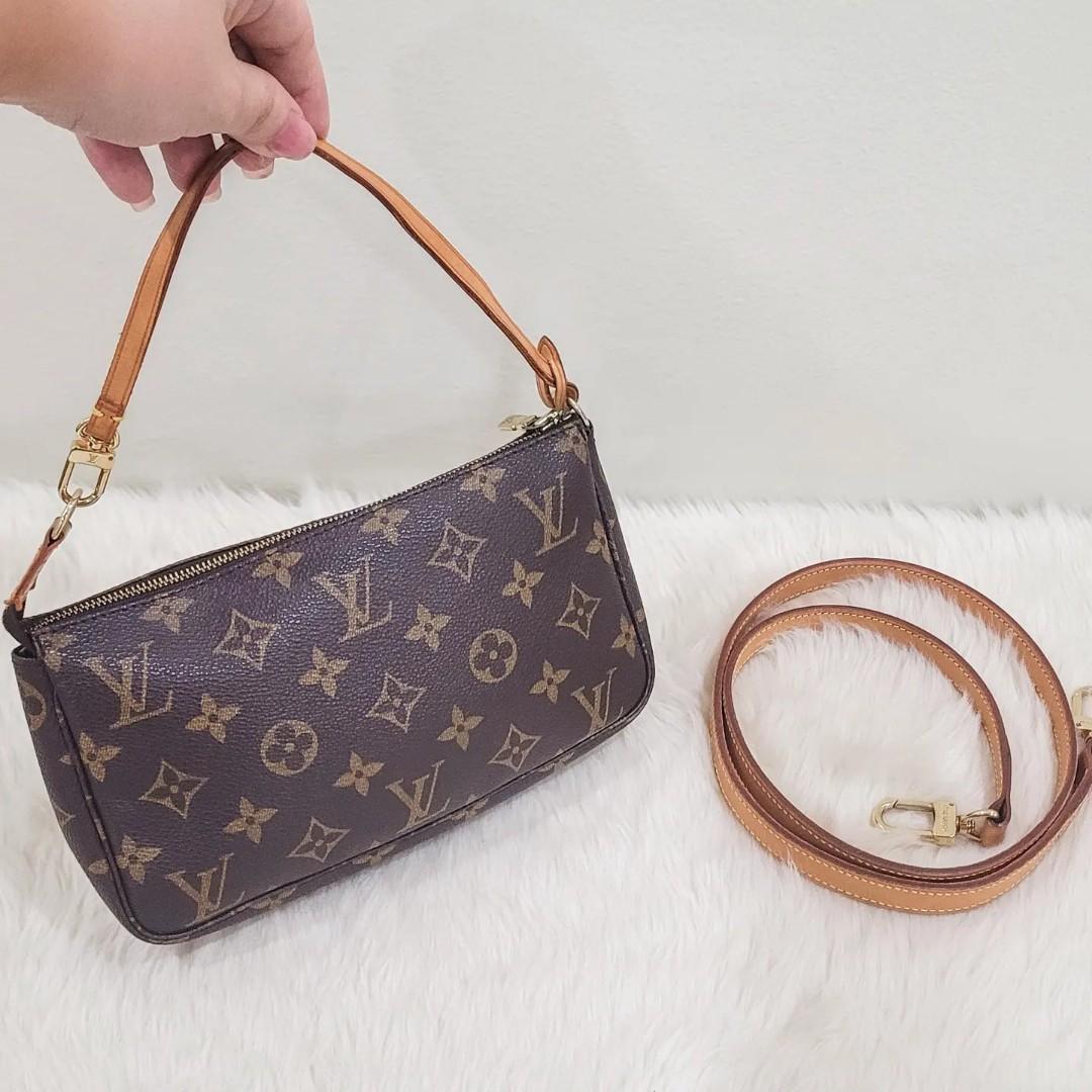 LV Pochette Accessories with Long Strap, Luxury, Bags & Wallets on