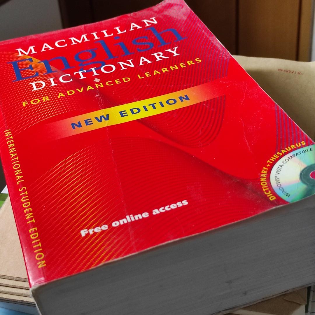 Macmillan English Dictionary For Advanced Learners, 興趣及遊戲, 書本 & 文具, 書本及