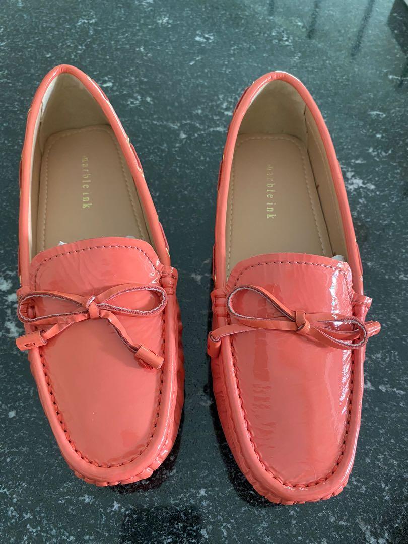 Marble Ink Coral Loafers, Women's 