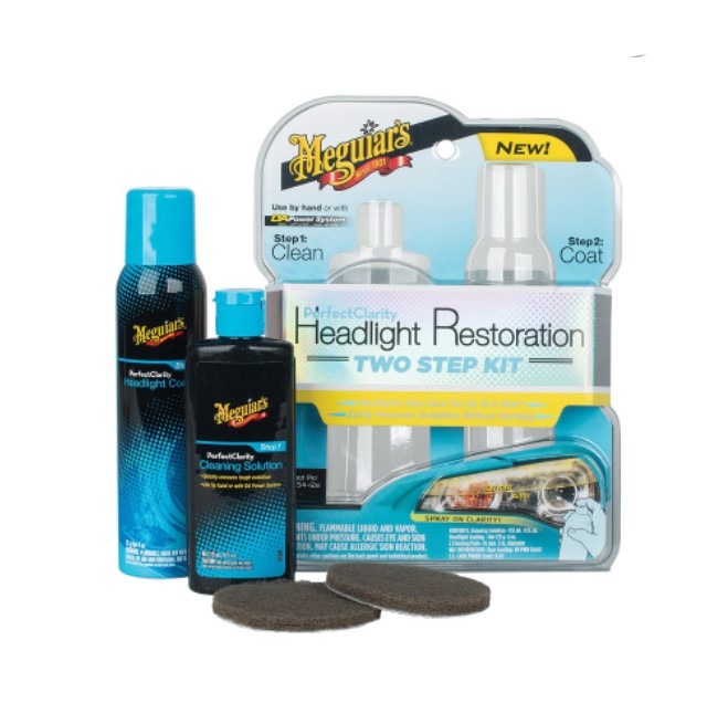 Meguiars Headlight Restoration 2 Steps Kit, Car Accessories
