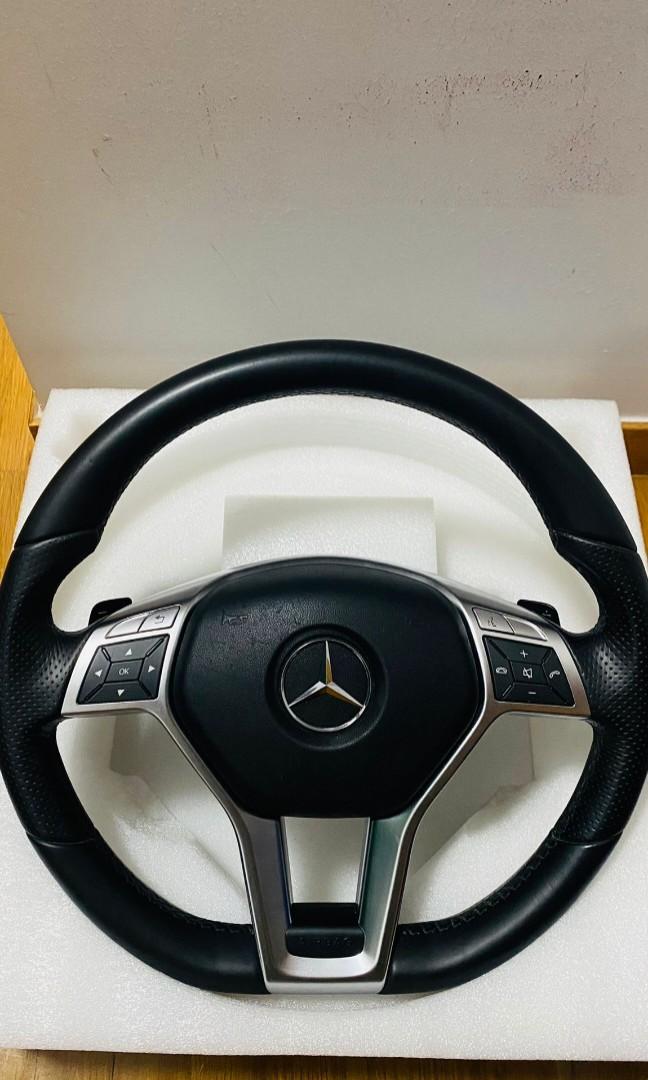 Mercedes AMG Flat bottom steering wheel W204 W207 w212 Car