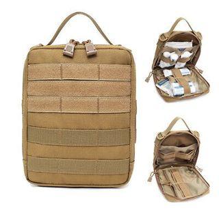 MOLLE Tactical Military Medical Holder Storage Carrier Bags Cover Case Pouch Tan