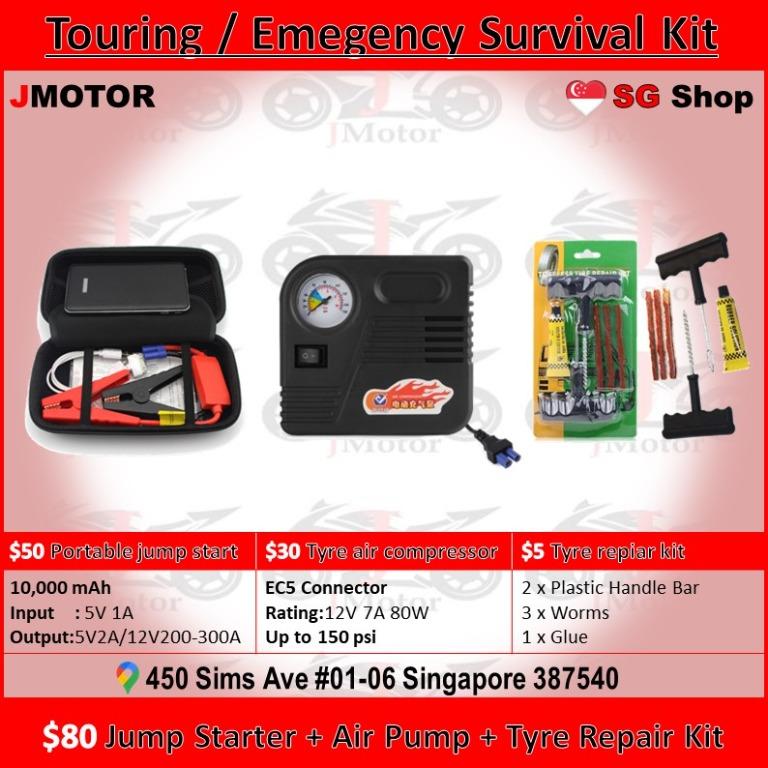 motorcycle emergency rescue kit jump start, Motorcycles, Motorcycle